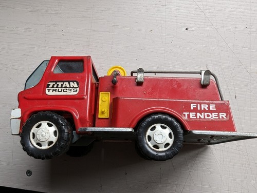Old metal tin toy - tin,
